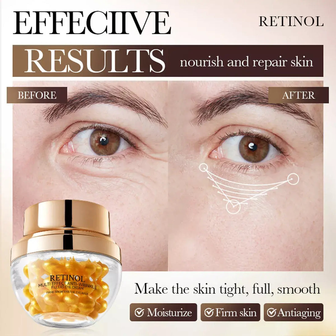 Contorno de Olhos Refirmante com Retinol – Ilumina e Suaviza as Linhas de Expressão – imagen 7