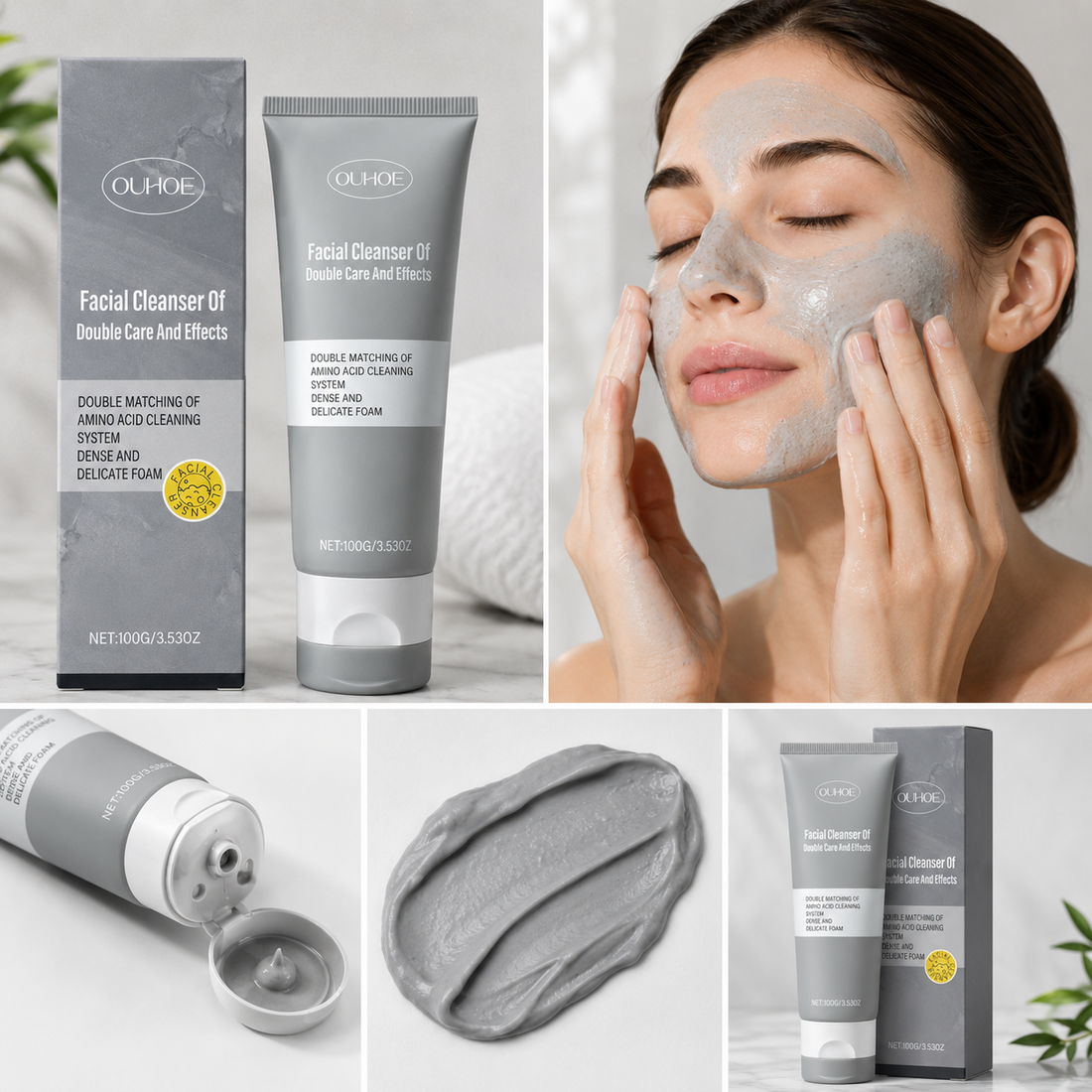 Gel de limpeza facial à base de argila 100gr – imagen 2