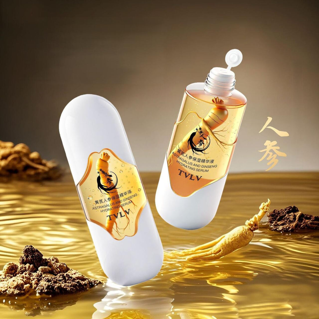 Sérum Facial Antirrugas de Astrágalo e Ginseng para Hidratação, Firmeza e Linhas de Expressão – imagen 3