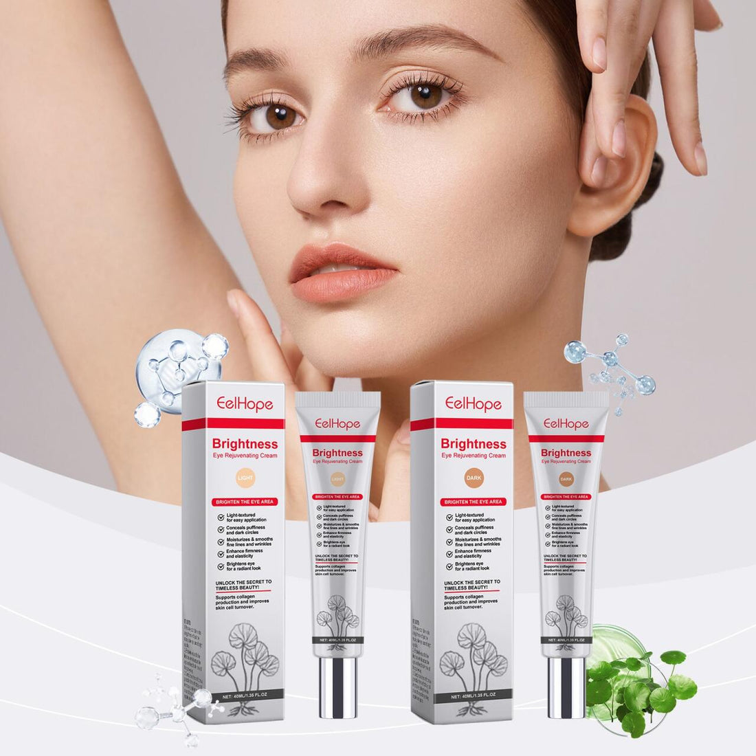 Contorno de Olhos Rejuvenescedor Antirrugas Iluminador – Olhar Radiante e Rejuvenescido – imagen 4