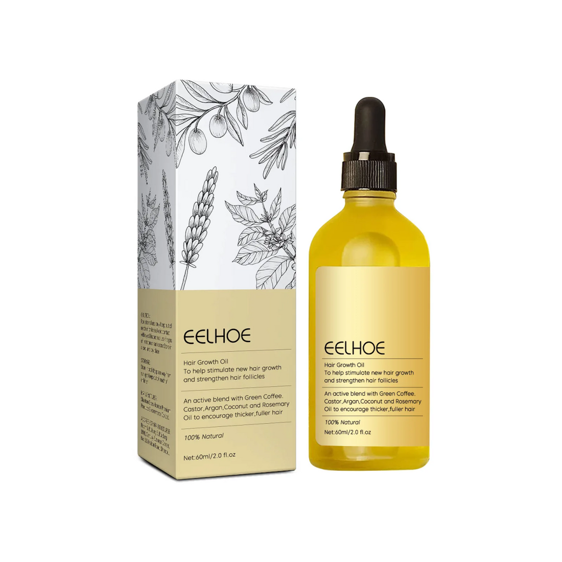 Aceite Esencial Capilar Vegano – Fortalece y Estimula el Crecimiento del Cabello – imagen 1