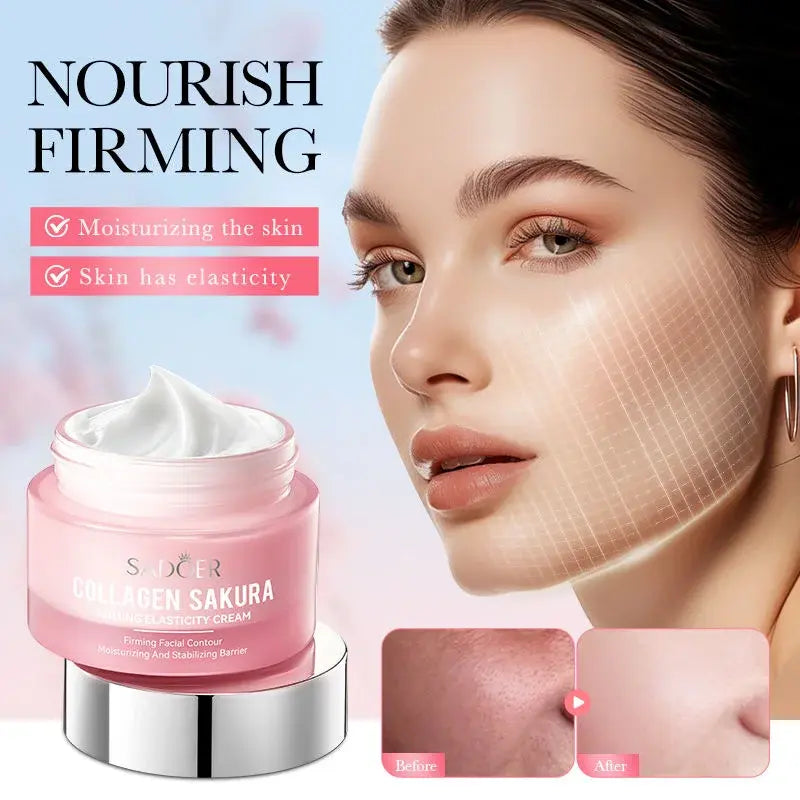 Sakura Collagen Firming Face Cream (50g) – Hydration and Youth for Your Skin – imagen 5