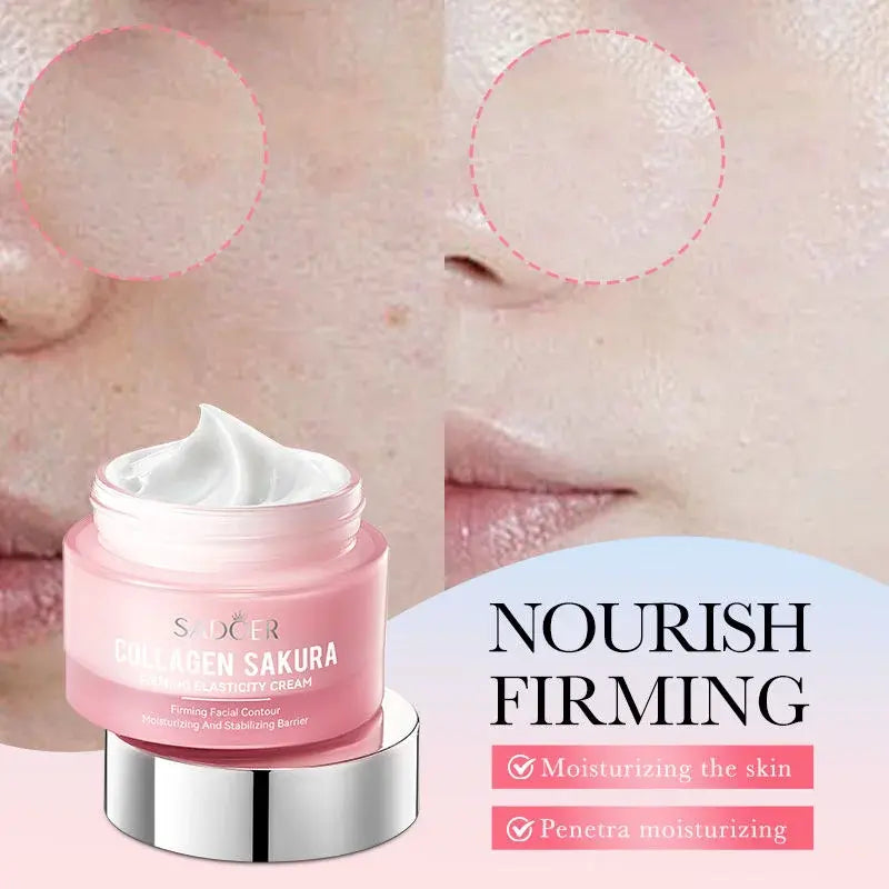 Sakura Collagen Firming Face Cream (50g) – Hydration and Youth for Your Skin – imagen 4