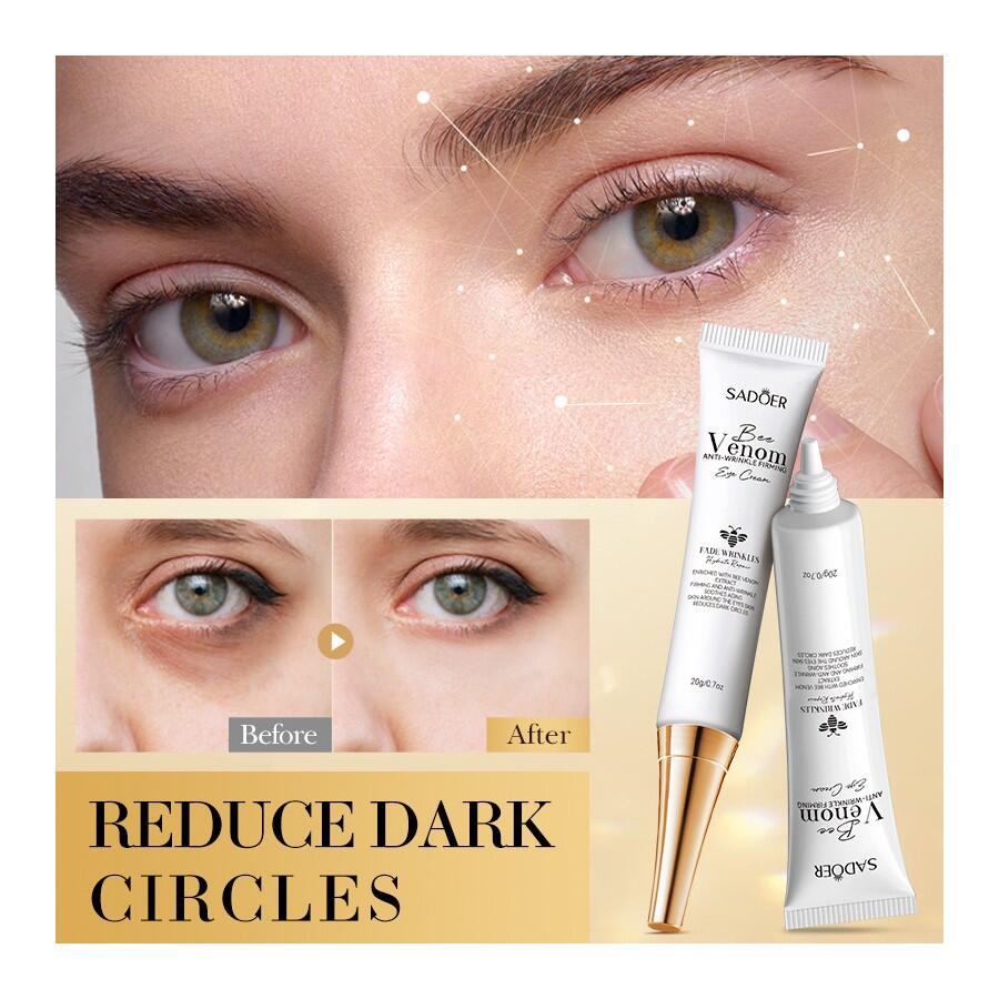 Contorno de Olhos Refirmante Antirrugas com Veneno de Abelha (20g) Efeito Lifting Natural – imagen 4