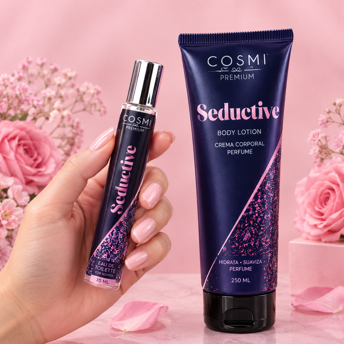 Conjunto Seductive Cuidados Corporais 35 + 35 ml – imagen 2