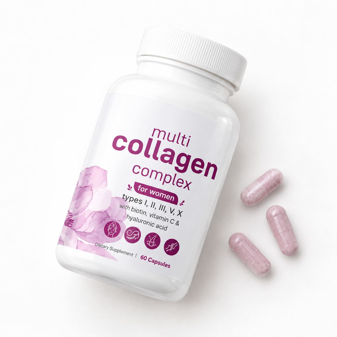 Cápsulas de Colágeno con Vitamina C – Cuidado Diario para Piel, Cabello y Uñas – imagen 2
