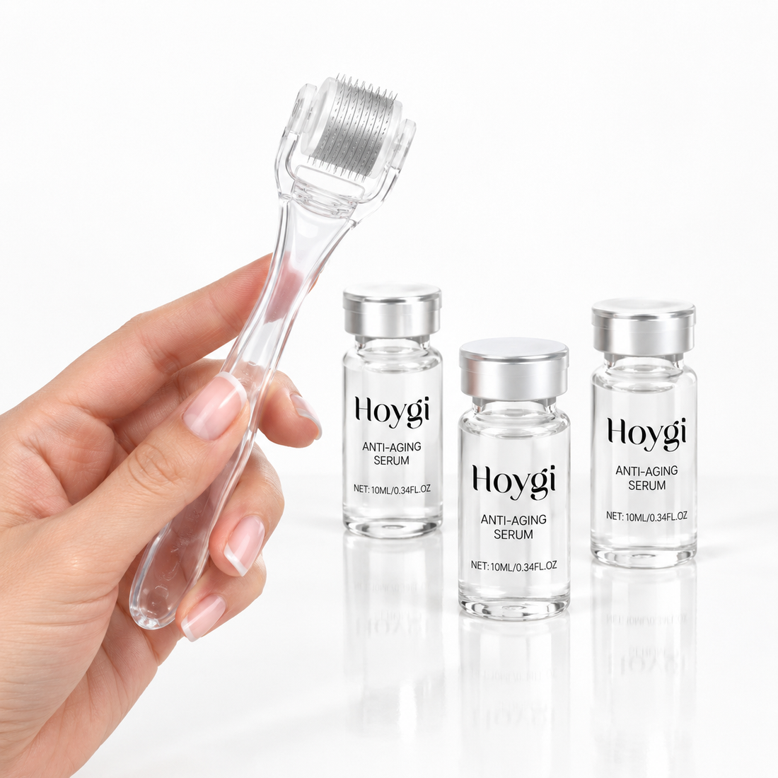 Conjunto de Sérum Antienvelhecimento com Microagulhas 3 x 10 ml – imagen 3