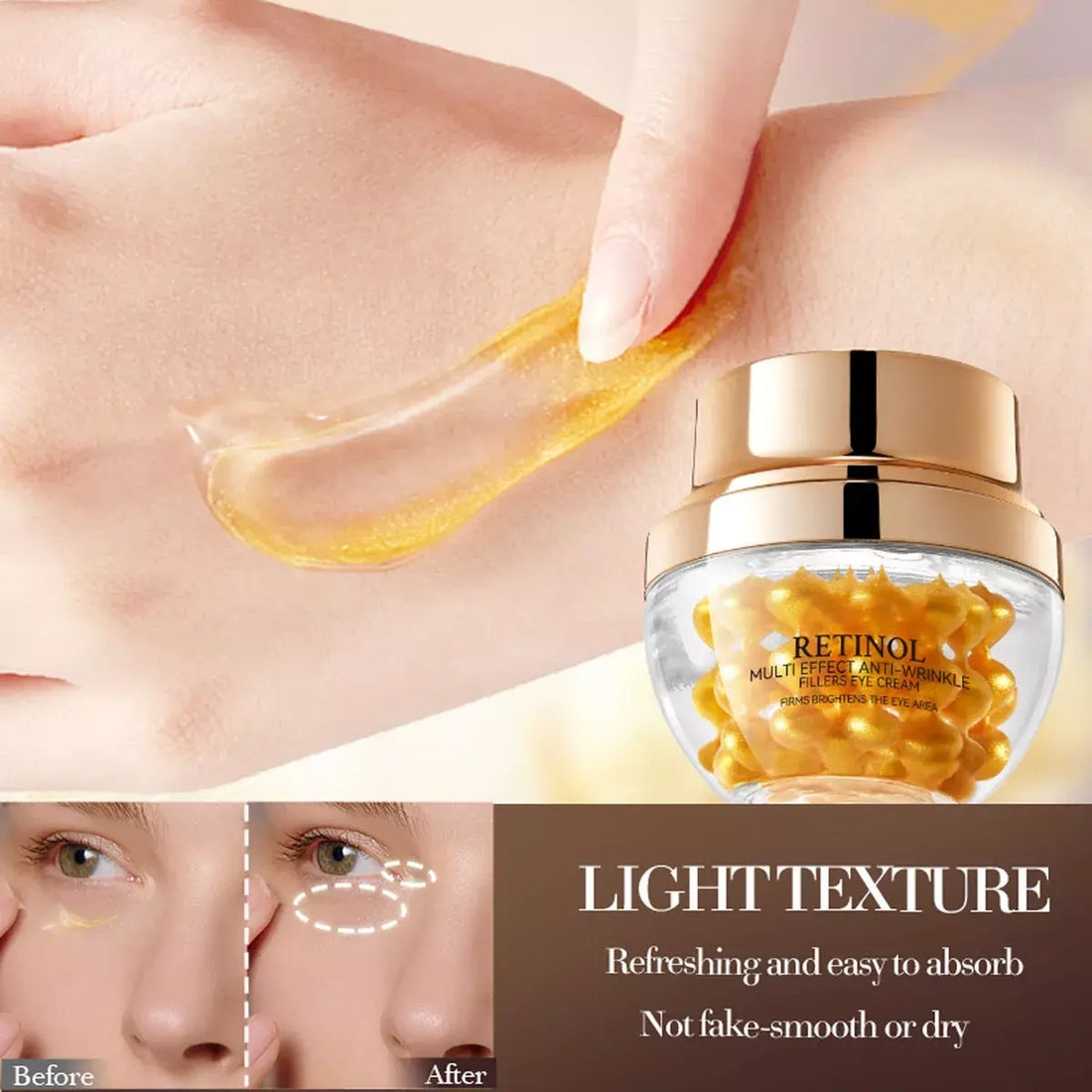 Contorno de Olhos Refirmante com Retinol – Ilumina e Suaviza as Linhas de Expressão – imagen 1