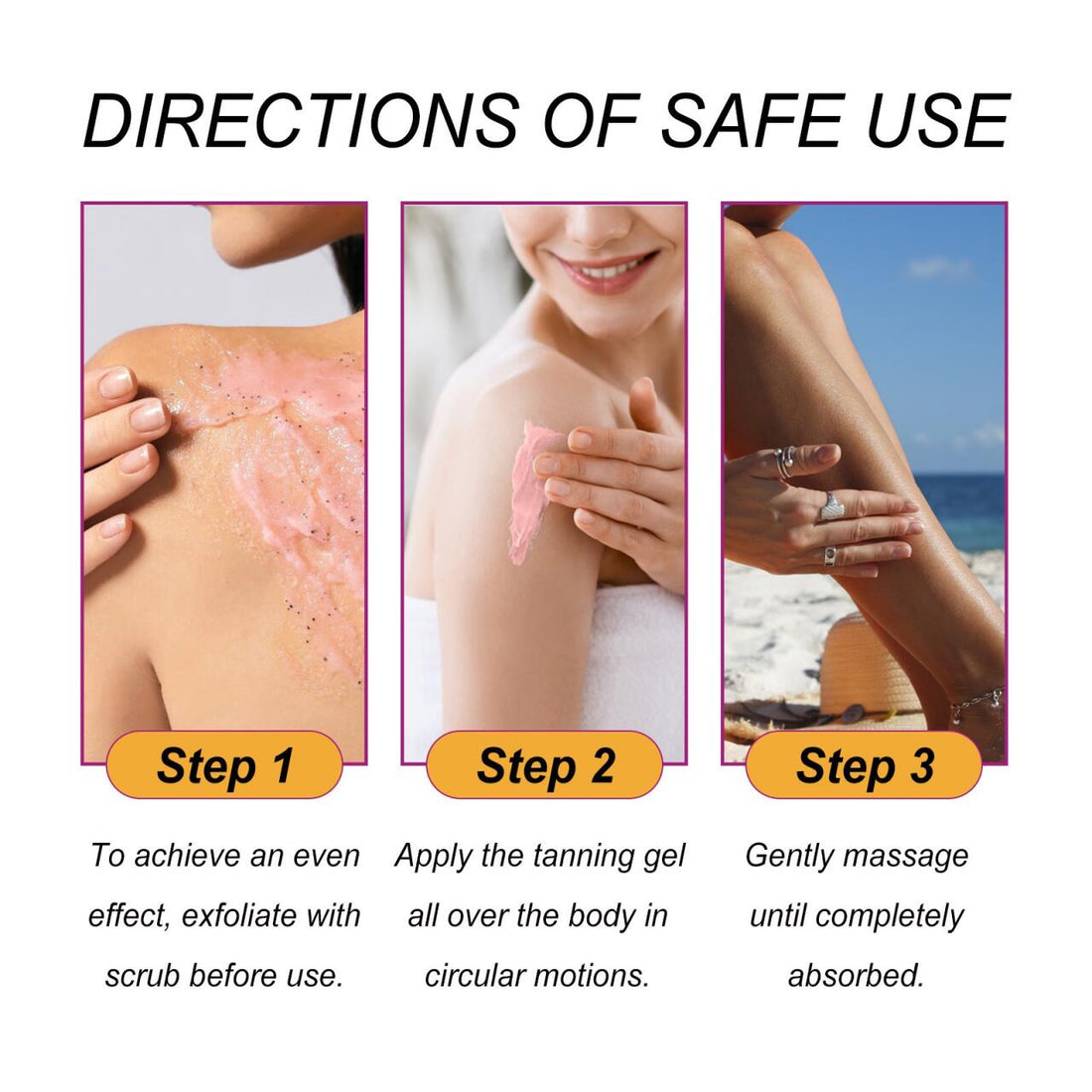 Gel Intensificador de Bronceado Ultra Hidratante – Bronceado Rápido, Uniforme y Luminoso – imagen 4