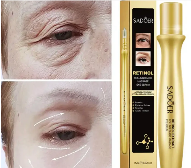Sérum de Contorno de Olhos Antirrugas com Retinol – Rejuvenesce e Restaura o teu Olhar – imagen 2