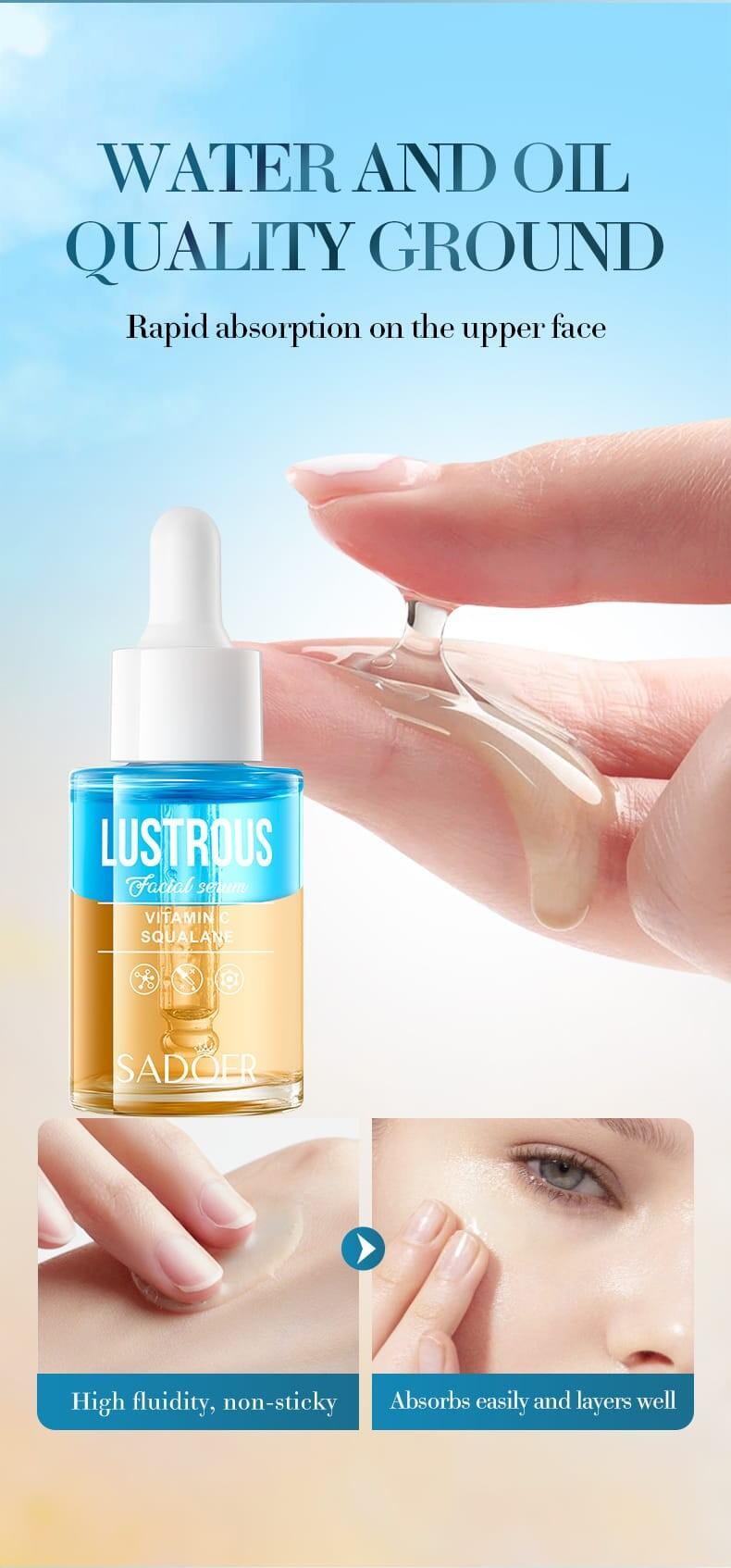 Sérum Facial Vitamina C + Escualano 30 ml – Luminosidad, Hidratación Profunda y Antioxidantes – imagen 2