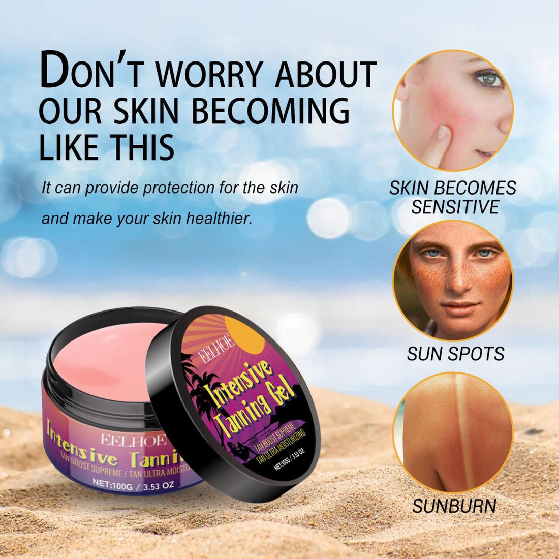 Gel Intensificador de Bronceado Ultra Hidratante – Bronceado Rápido, Uniforme y Luminoso – imagen 5