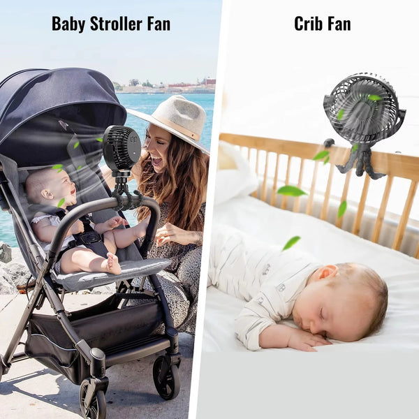 Ventilador Portátil para Cochecito
