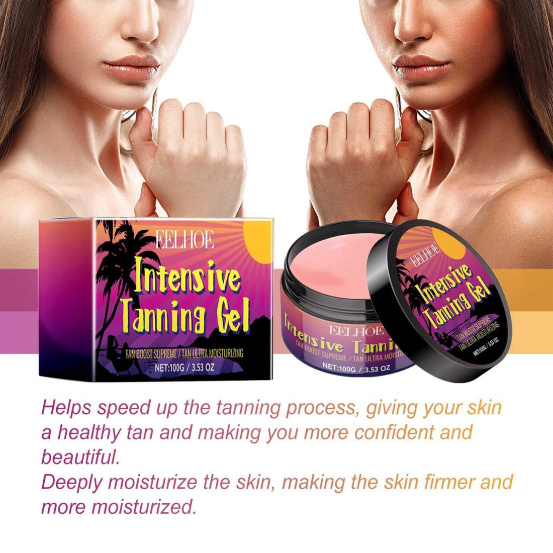 Gel Intensificador de Bronceado Ultra Hidratante – Bronceado Rápido, Uniforme y Luminoso – imagen 3