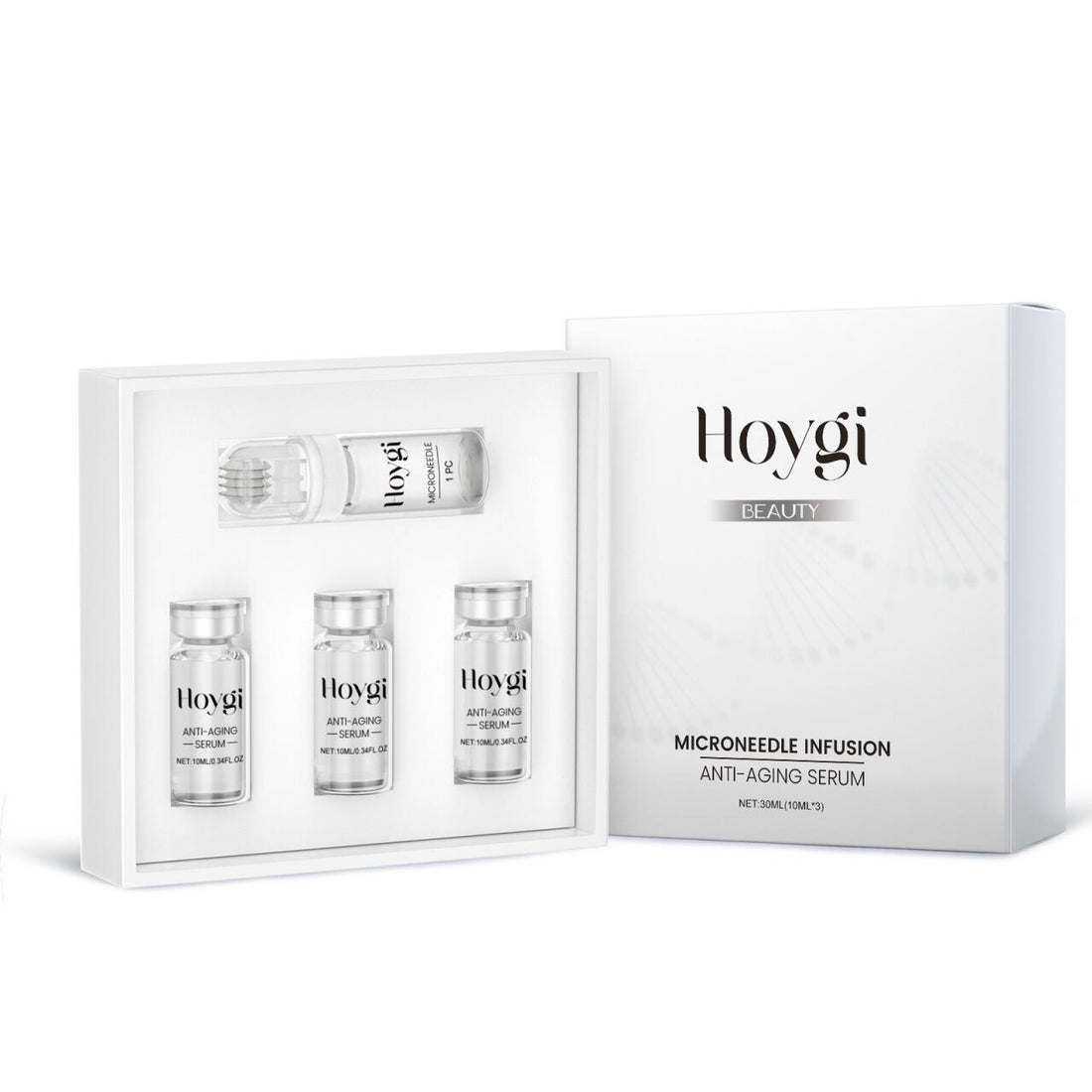 Conjunto de Sérum Antienvelhecimento com Microagulhas 3 x 10 ml – imagen 1