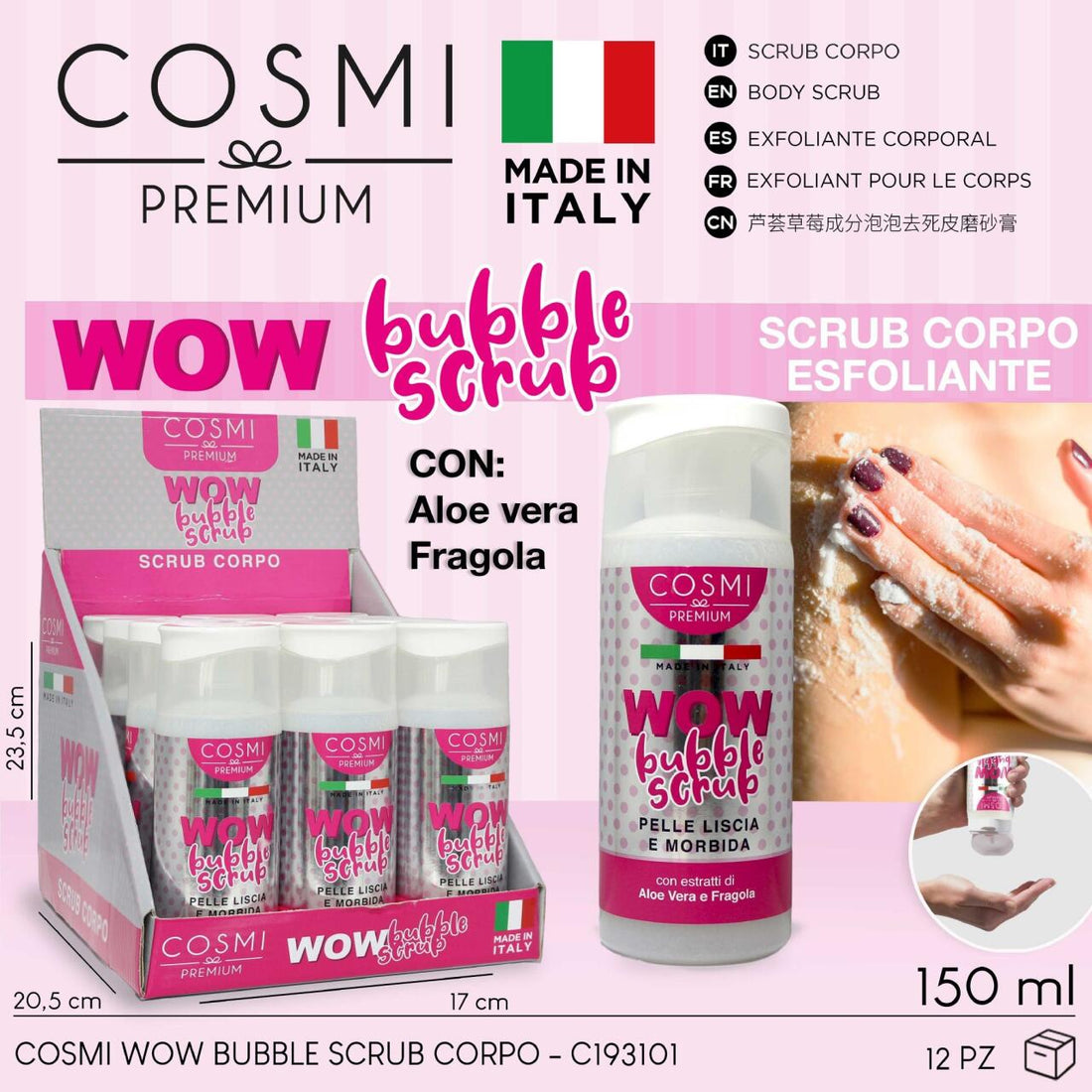 Esfoliante Corporal WOW Bubble 150ml – imagen 1