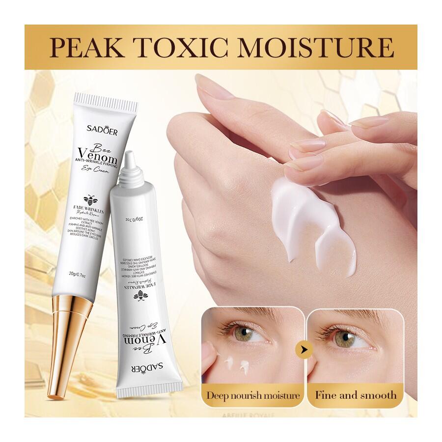Contorno de Olhos Refirmante Antirrugas com Veneno de Abelha (20g) Efeito Lifting Natural – imagen 2