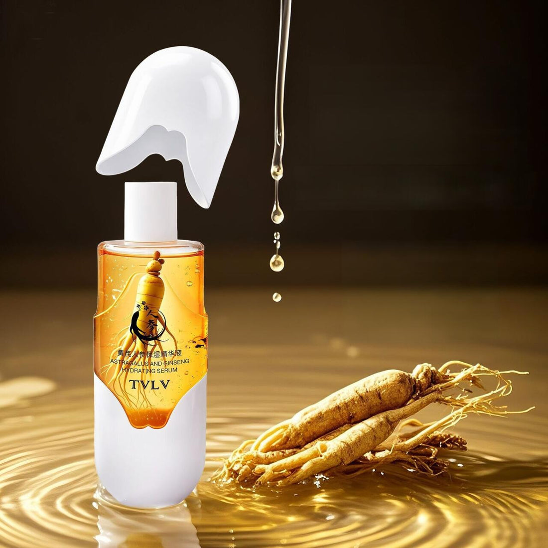 Sérum Facial Antirrugas de Astrágalo e Ginseng para Hidratação, Firmeza e Linhas de Expressão – imagen 2