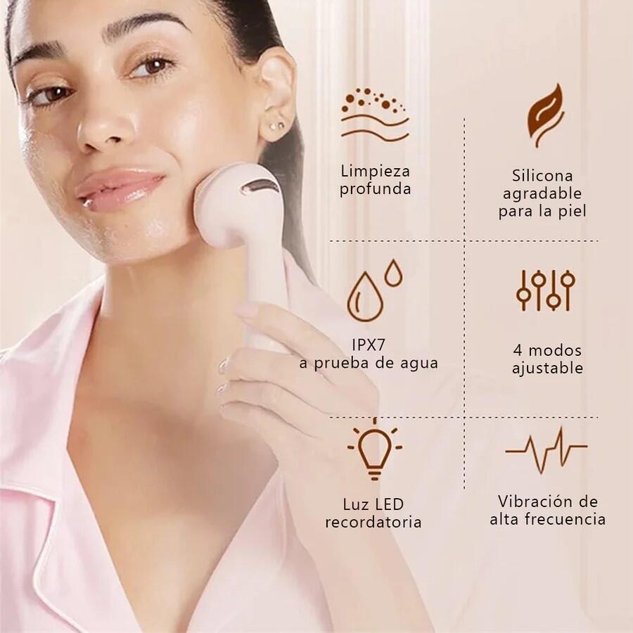 Dispositivo de Limpeza e Massagem Facial Recarregável – imagen 6