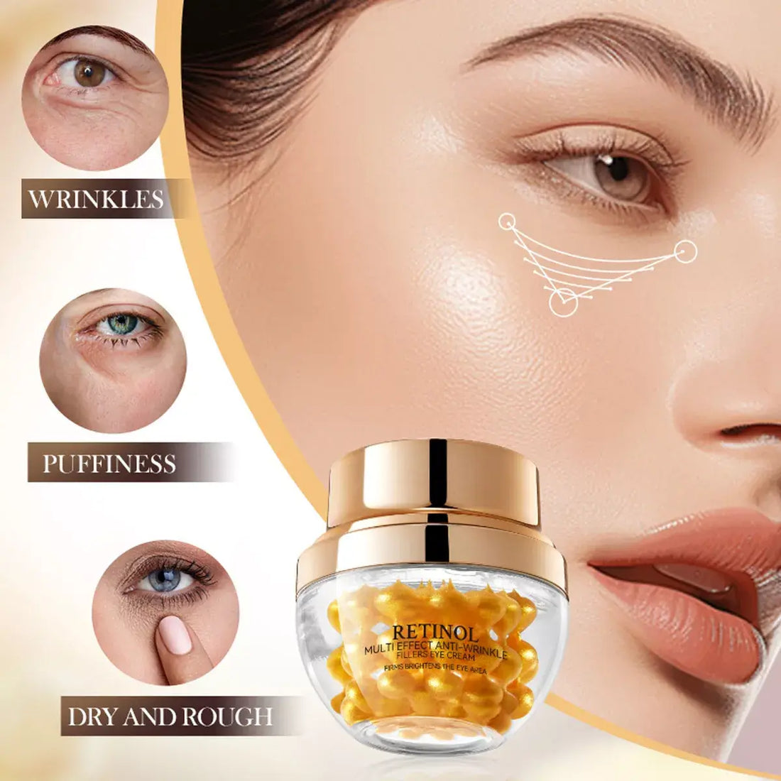 Contorno de Olhos Refirmante com Retinol – Ilumina e Suaviza as Linhas de Expressão – imagen 5