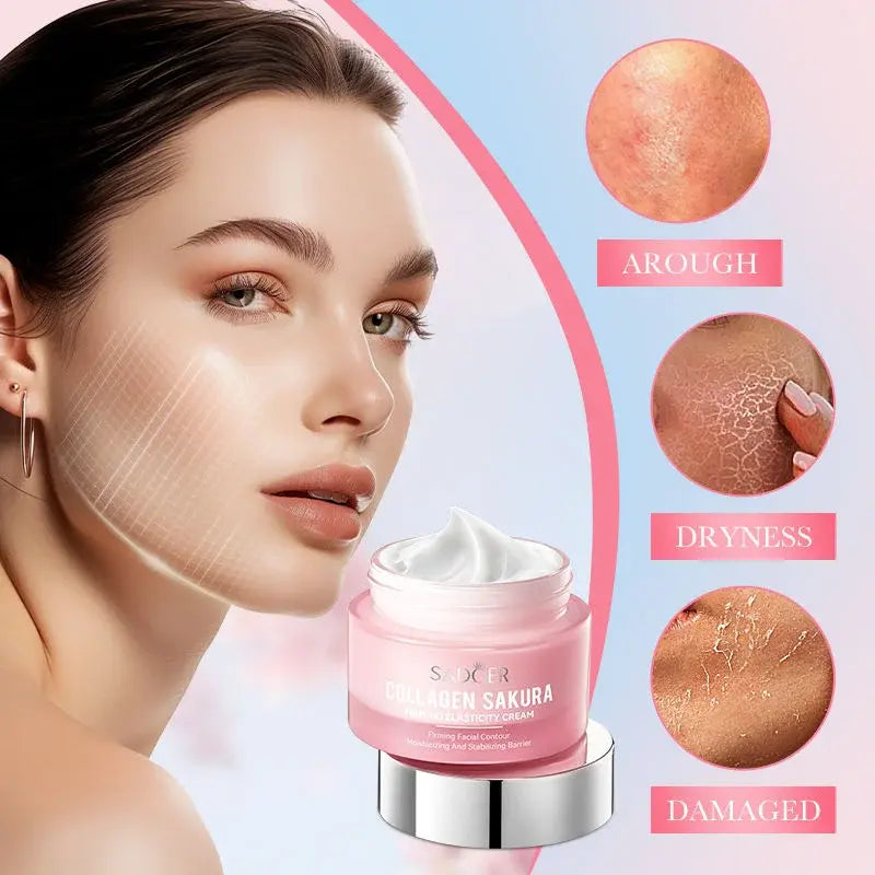 Sakura Collagen Firming Face Cream (50g) – Hydration and Youth for Your Skin – imagen 6