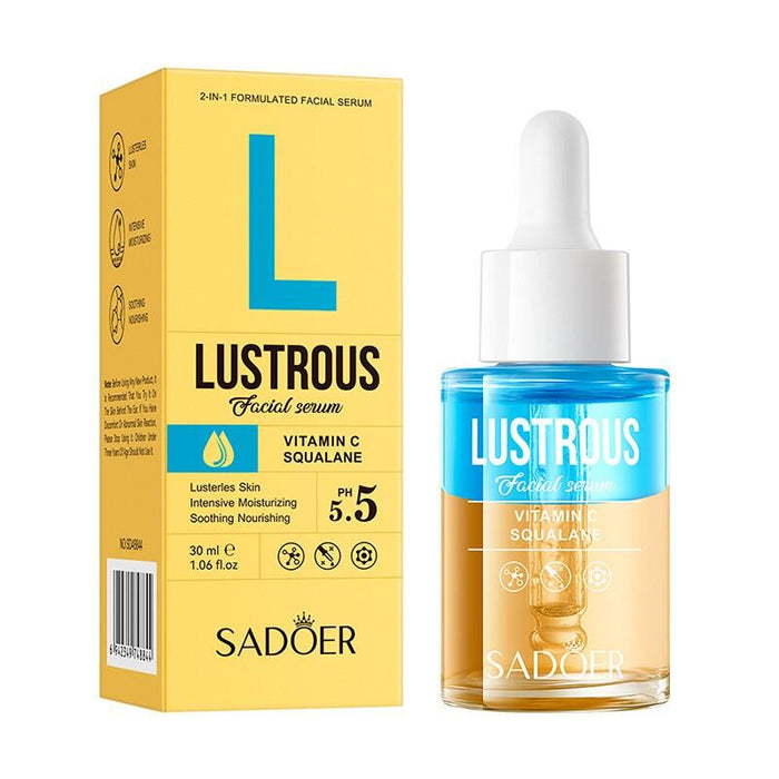 Sérum Facial Vitamina C + Escualano 30 ml – Luminosidad, Hidratación Profunda y Antioxidantes