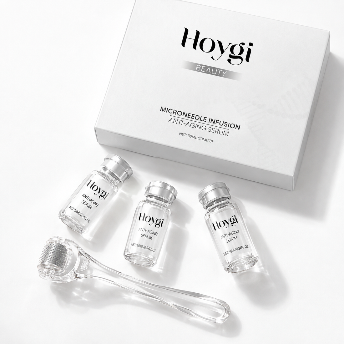 Conjunto de Sérum Antienvelhecimento com Microagulhas 3 x 10 ml – imagen 2
